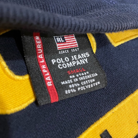 Vintage 90s Polo Ralph Lauren Polo Jeans CrewNeck Sweatshirt - Picture 3 of 3
